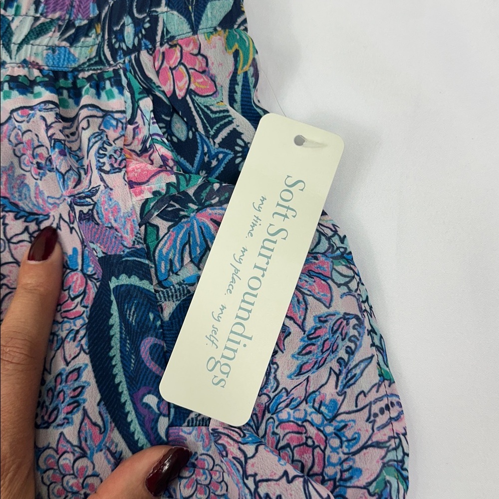 NWT Soft Surroundings Boho Patchwork Maxi Skirt F… - image 7